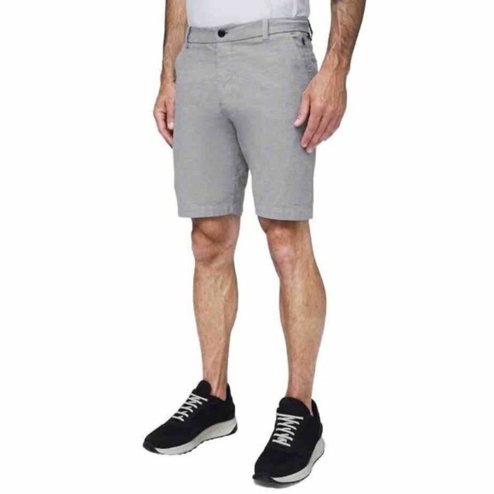 Lululemon Commission Short 9" Oxford Gray Men's Size 38 Golf Chino Shorts